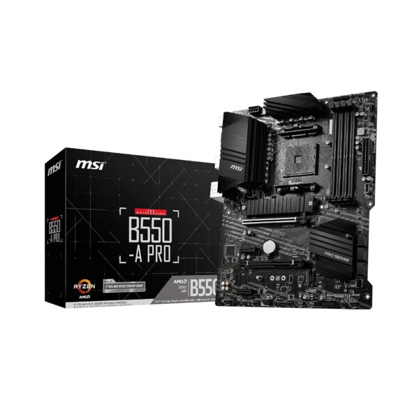 MSI B550-A PRO ProSeries – Placa Base ATX AM4, DDR4, PCIe 4.0, M.2, USB 3.2 Gen 2