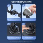 Toocki – Soporte Magnético para Teléfono de Coche con Ventosa - Imagen 4