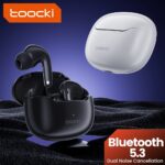 Toocki - Auriculares Inalámbricos TWS Bluetooth 5.3 con ANC + ENC