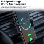 Toocki – Cargador Inalámbrico para Coche 15W con Sujeción Automática - Image 4