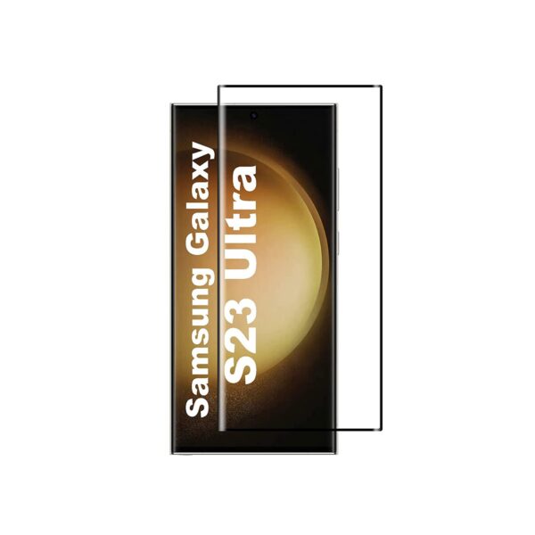 Protector de Pantalla Curvo para Samsung Galaxy S23 Ultra – Vidrio Templado Compatible con Huella Digital