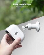 Sistema de Cámaras de Seguridad Solar Hiseeu 2K 4MP – Kit 4 Cámaras WiFi Exterior sin Suscripción, Base Local 64GB - Imagen 4