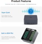 Beelink Mini PC EQi12 – Intel Core i5-1235U (10C/12T, hasta 4.4GHz) | 16GB DDR4 + 500GB SSD - Imagen 4