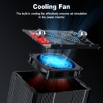 Inversor de Potencia 5600W Pico 11200W 12V DC a 110/120V AC – Pantalla LCD, Control Remoto, 4 Tomas AC, USB 3.1A + Tipo C - Imagen 8