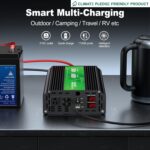 Inversor de Potencia 3000W Pico 6000W 12V DC a 110/120V AC con Pantalla LCD, Control Remoto, 2 Tomas AC y Puerto USB 2.4A - Imagen 5