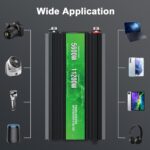 Inversor de Potencia 5600W Pico 11200W 12V DC a 110/120V AC – Pantalla LCD, Control Remoto, 4 Tomas AC, USB 3.1A + Tipo C - Imagen 2