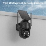 Cámara de Seguridad Galayou 2K WiFi Exterior Solar PTZ 360° con Visión Nocturna Color, PIR Humanoide - Imagen 5