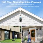 Cámara de Seguridad Galayou 2K WiFi Exterior Solar PTZ 360° con Visión Nocturna Color, PIR Humanoide - Imagen 6