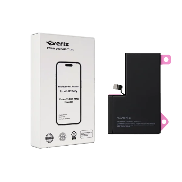 Batería iPhone 15 Pro Max – Estandar – EVERIZ