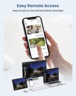 Sistema de Cámaras de Seguridad ZOSI 5MP Lite – DVR 8 Canales H.265+ con 8 Cámaras 1080p, Visión Nocturna, Detección Inteligente IA - Imagen 4
