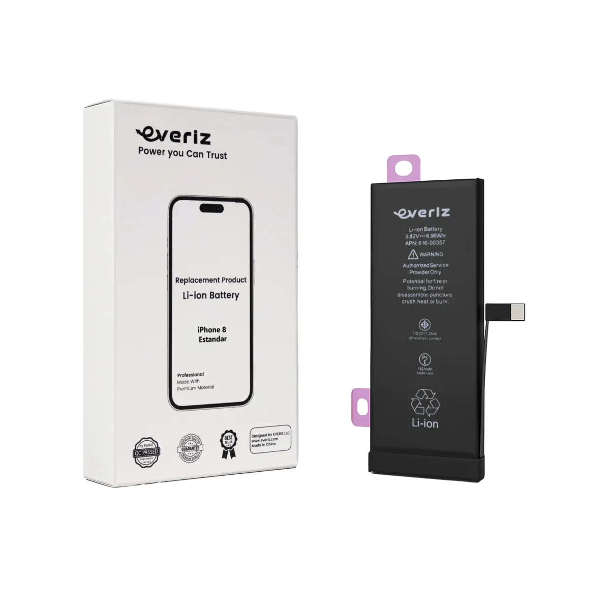 Batería iPhone 8 – Estandar – EVERIZ