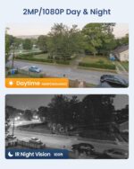 Sistema de Cámaras de Seguridad ZOSI 5MP Lite – DVR 8 Canales H.265+ con 8 Cámaras 1080p, Visión Nocturna, Detección Inteligente IA - Imagen 3