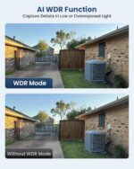 Sistema de Cámaras de Seguridad ZOSI 5MP Lite – DVR 8 Canales H.265+ con 8 Cámaras 1080p, Visión Nocturna, Detección Inteligente IA - Imagen 6