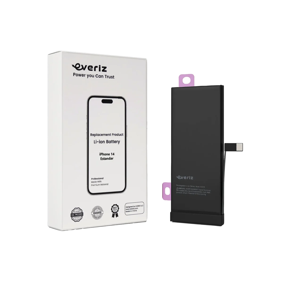 Batería iPhone 14 – Estandar – EVERIZ