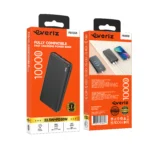 Power Bank 10000 mAh 22.5W + PD 20W | Carga Rápida con 2 USB + 1 USB-C - PB105B - EVERIZ - Imagen 2