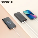 Power Bank 10000 mAh 22.5W + PD 20W | Carga Rápida con 2 USB + 1 USB-C - PB105B - EVERIZ - Imagen 8