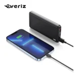 Power Bank 10000 mAh 22.5W + PD 20W | Carga Rápida con 2 USB + 1 USB-C - PB105B - EVERIZ - Imagen 6