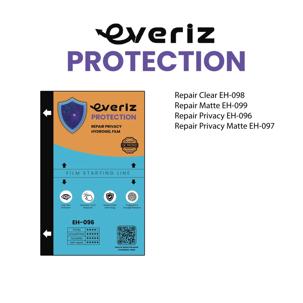 Micas Hydrogel Repair – EVERIZ PROTECTION | Tecnología Autorreparable