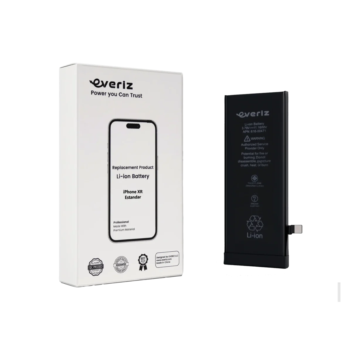 Batería iPhone XR – Estandar – EVERIZ