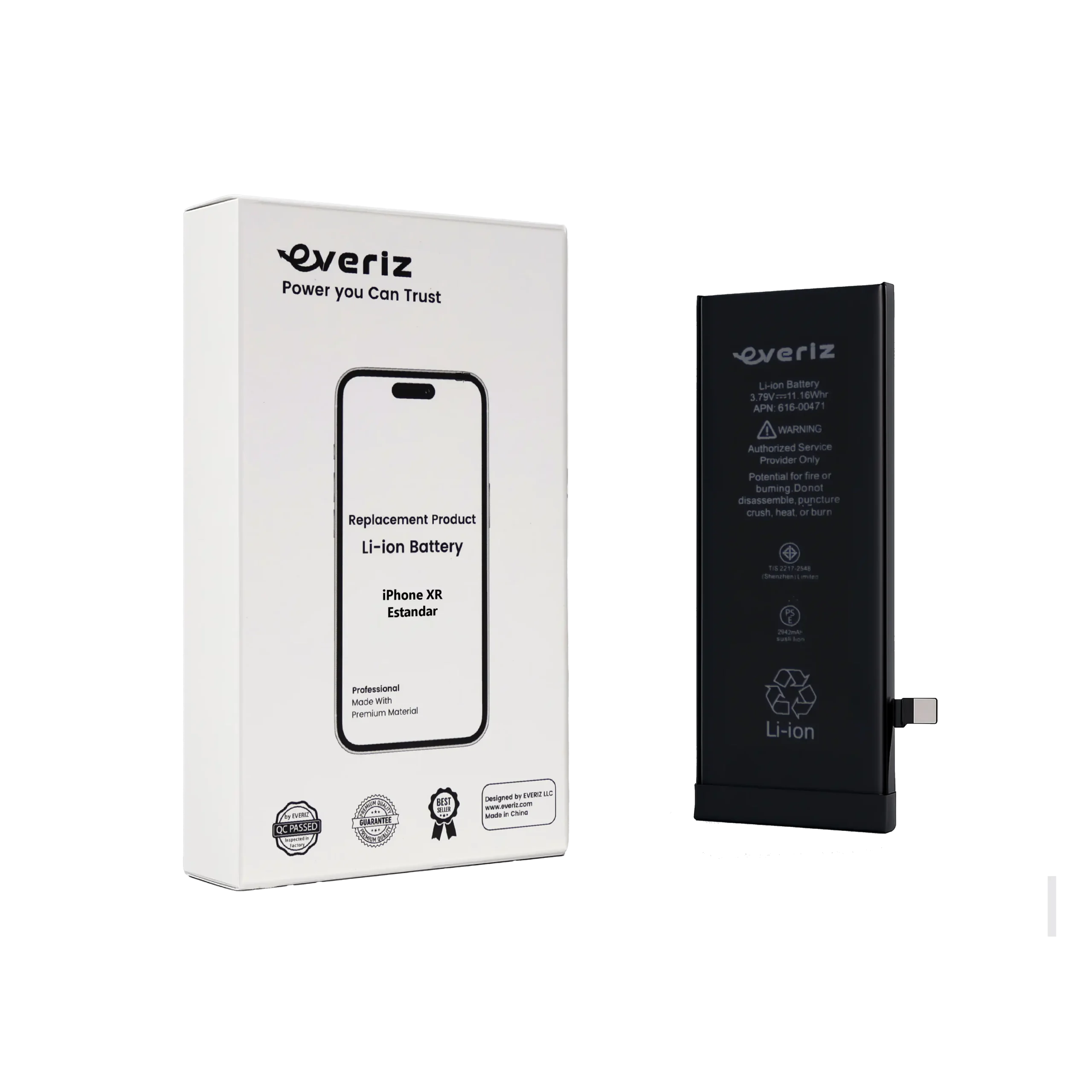 XR Batería iPhone XR – Estandar – EVERIZ - Imagen 1