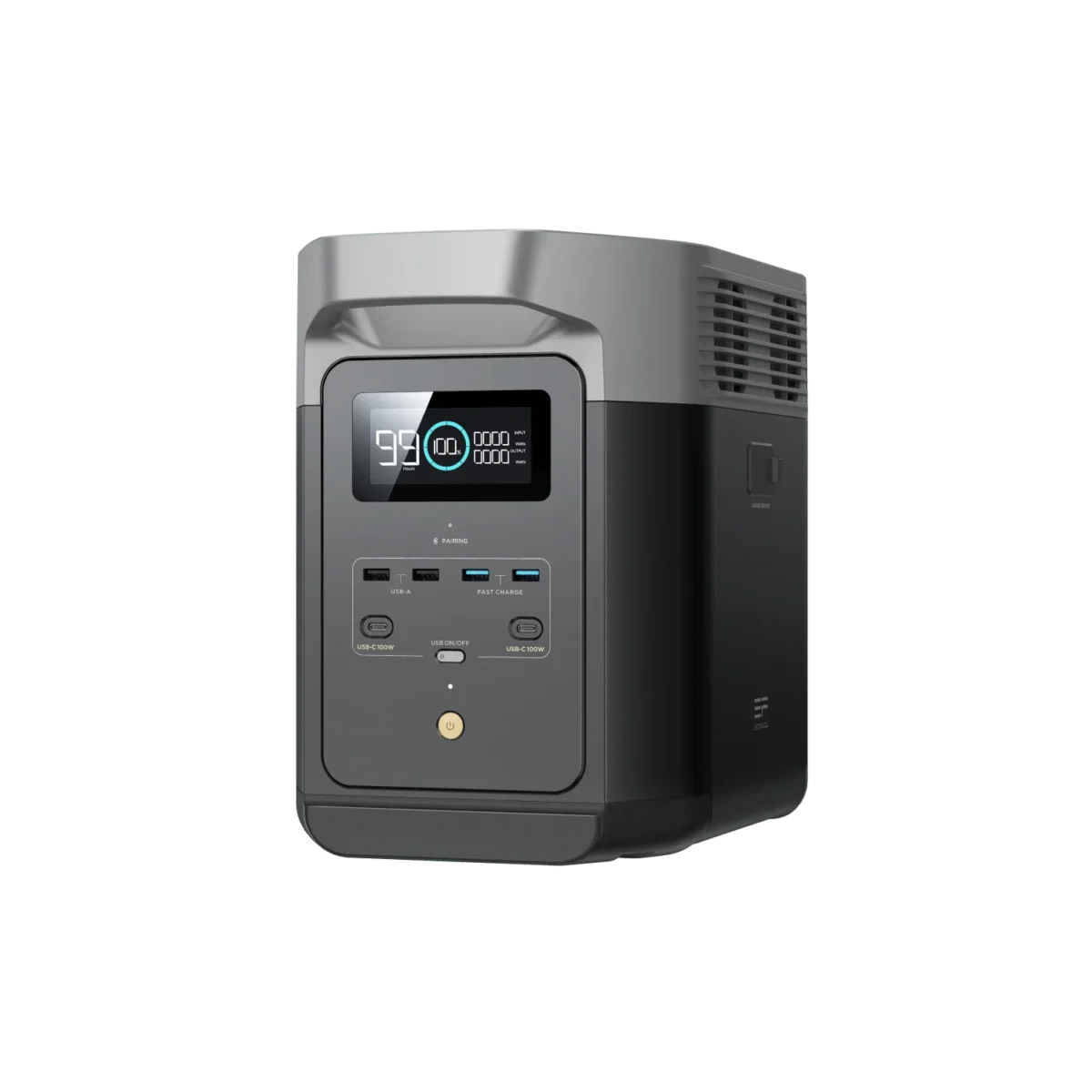 EcoFlow DELTA 2 – 1024Wh Estación de Energía Portátil |1800W AC | Carga Rápida | Batería LFP Expandible | Compatible con App EcoFlow