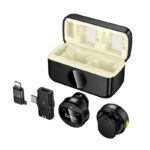 Hoco – Micrófono Inalámbrico L22 Bright 2 en 1 con Estuche (Type-C / Lightning) - Imagen 2