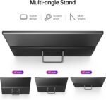 YXK Monitor Portátil 15.6" Full HD 1080P – USB-C & Mini HDMI, Ultra-Slim - Imagen 5