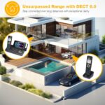 Teléfono inalámbrico AT&T DLP73590 – Sistema DECT 6.0 con 5 auriculares - Imagen 5