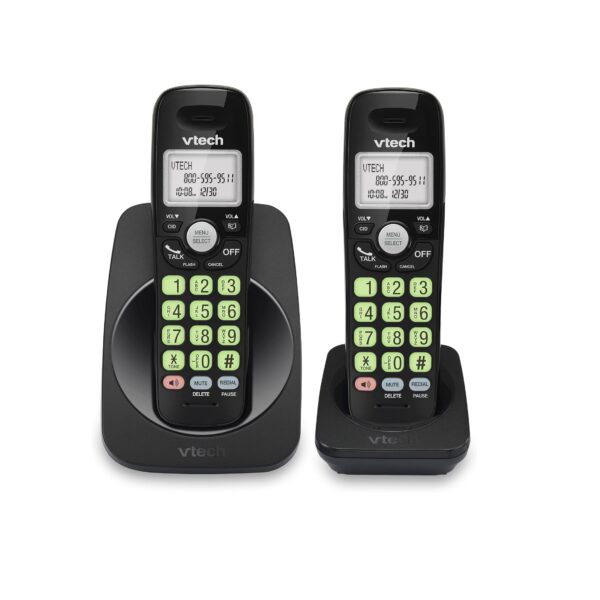 VTech VG131-21 – Teléfono inalámbrico DECT 6.0 con 2 auriculares