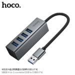 Hoco – Adaptador HB1B 4 en 1 USB a USB 3.0 con Velocidad 5Gbps - Imagen 2