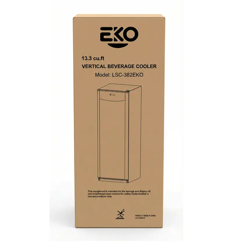 13.3 Nevera Vertical de Bebidas - EKO 13.3 pies Modelo: LSC-382EKO - Imagen 1