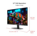 Monitor Gaming Sceptre 27” FHD 100Hz 1ms – HDMI x2, DisplayPort, 100% sRGB, FreeSync y Altavoces Integrados (E275W-FW100T) - Imagen 3