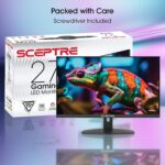 Monitor Gaming Sceptre 27” FHD 100Hz 1ms – HDMI x2, DisplayPort, 100% sRGB, FreeSync y Altavoces Integrados (E275W-FW100T) - Imagen 5
