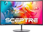 Monitor Curvo Sceptre 24” Full HD 75Hz – HDMI y VGA, Altavoces Integrados, Diseño VESA (C248W-1920RN) - Imagen 6