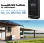 Inversor Solar Híbrido SUMRY 4000W 24V a 120V Onda Pura con MPPT 140A y Pantalla LCD Táctil - Imagen 4