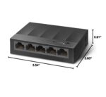 Switch Ethernet TP-Link Litewave 5 Puertos Gigabit Plug & Play - Imagen 4