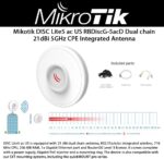 Antena MikroTik DISC Lite5 ac 5GHz 21dBi CPE - Version US - Imagen 2