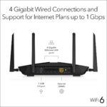 Router WiFi 6 NETGEAR Nighthawk AX4200 RAX43 Dual Band 4.2Gbps Cobertura 2000 ft² - Imagen 4