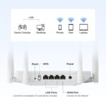 Router WiFi AC1200 U-SPEED Dual Band Gigabit EasyMesh 4 Antenas Modo Repetidor - Imagen 3