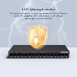 Switch Tenda TEG1016M 16 Puertos Gigabit 10/100/1000 Plug & Play Metálico - Imagen 6