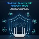 Router WiFi DBIT AC1200 Doble Banda Mesh Gigabit con 4 Antenas y WPA3 T18-21K - Imagen 5