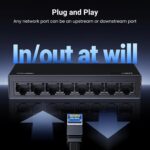 Switch Ethernet UGREEN 8 Puertos Gigabit RJ45 Plug & Play Compacto - Imagen 4