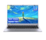Laptop RNRUO 14” FHD Pentium Gold 6500Y 8GB RAM 256GB SSD USB-C Plateada
