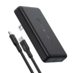 Cargador Rápido 1Hora GAR323 GaN 65W con 2 Puertos USB-C y Cable Tipo C