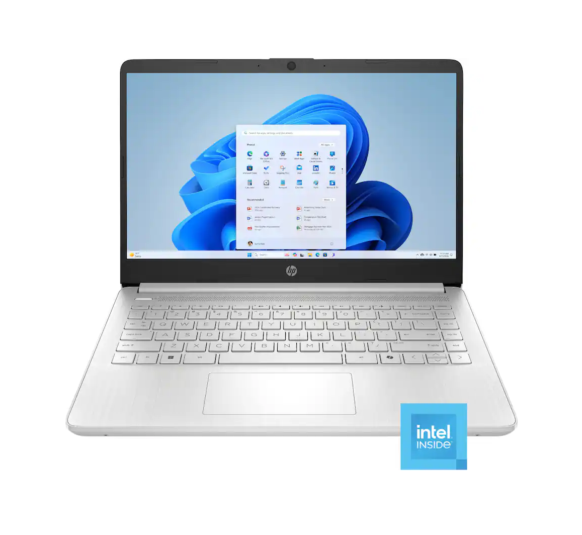 3bd638b3-4542-4115-8e43-34faa18a2382.png Laptop HP 14" Intel N150, 4GB RAM, 128GB UFS, Windows 11 Home - Imagen 1