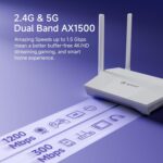 U-SPEED Router AX1500 WiFi 6 Doble Banda 1.5Gbps con Puertos Gigabit y EasyMesh - Imagen 3