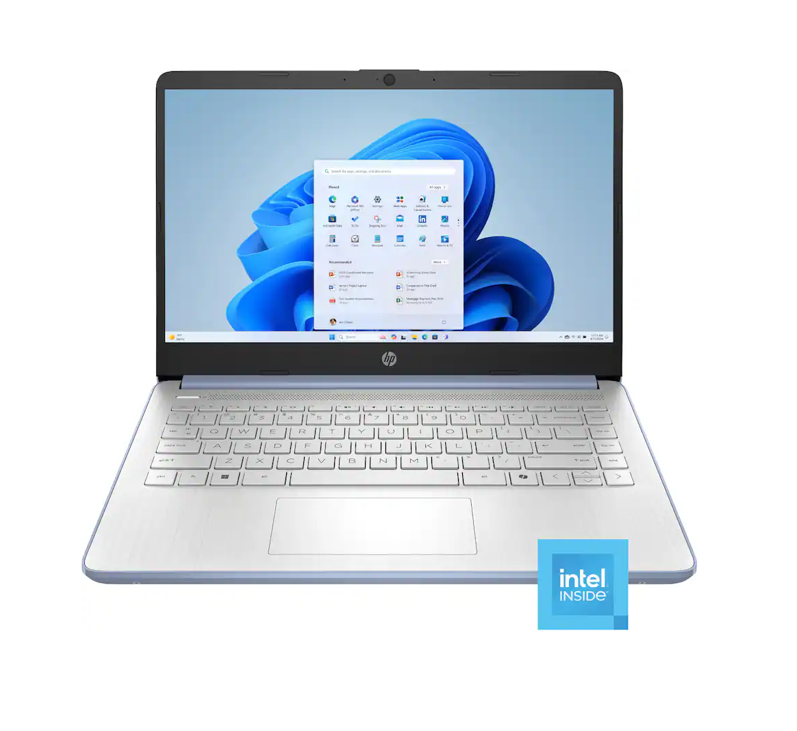 756eb7cd-8251-4d41-a7ab-2b07498dd7b3.png HP Laptop 14" Intel N150, 4GB RAM, 128GB UFS, Windows 11, Wi-Fi 6 - Imagen 1