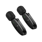 Hoco L15 - Dual-mic clip-on inalambrico digital microfono(iP/Type-C) 6942007638623 black - Imagen 5