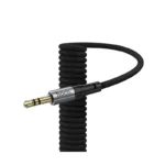 Hoco UPA33 - Cable de audio AUX negro de 1,5 m con conectores de 3,5 mm - Imagen 5