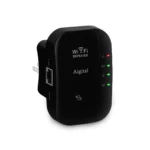 Repetidor WiFi Aigital 300 Mbps de 2.4 GHz con modo AP y puerto LAN